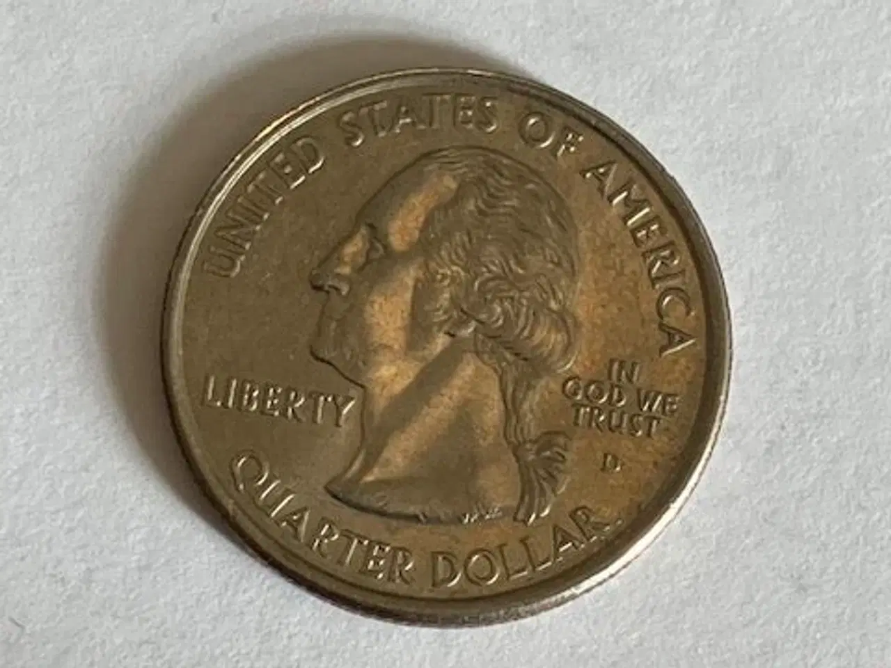 Billede 2 - Quarter Dollar 2004 Texas USA