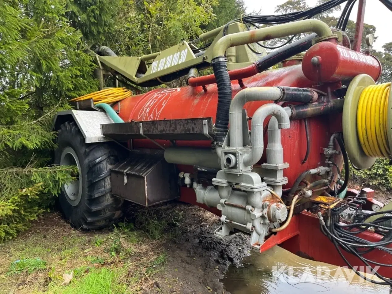 Billede 3 - Slamsuger/spulevogn Samson 10.000 liter