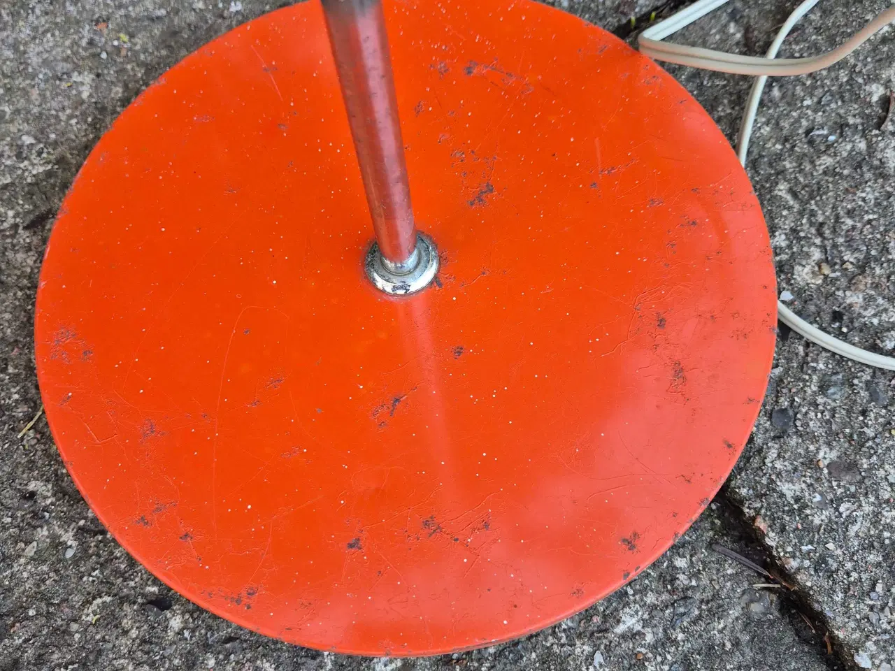 Billede 17 - Usædvanlig orange gulvlampe med den rette patina