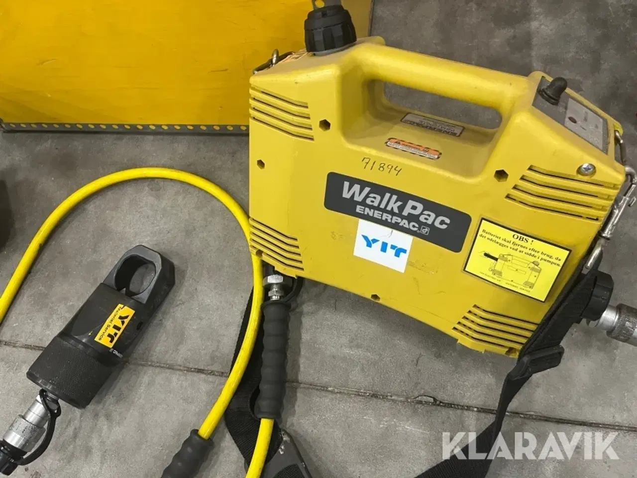 Billede 3 - Hydraulisk knusehoved Enerpac Walkpac
