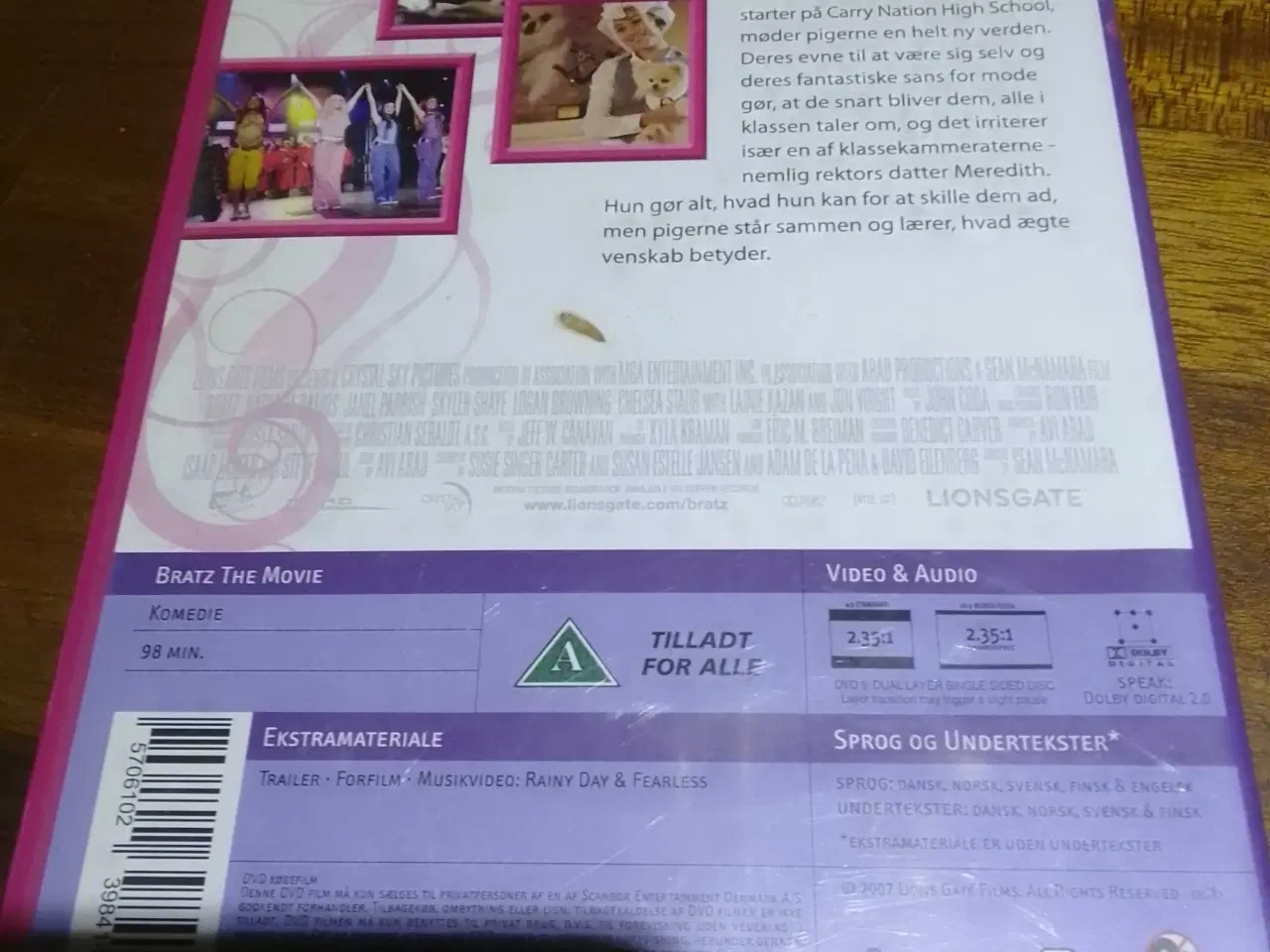 Billede 2 - Bratz dvd film