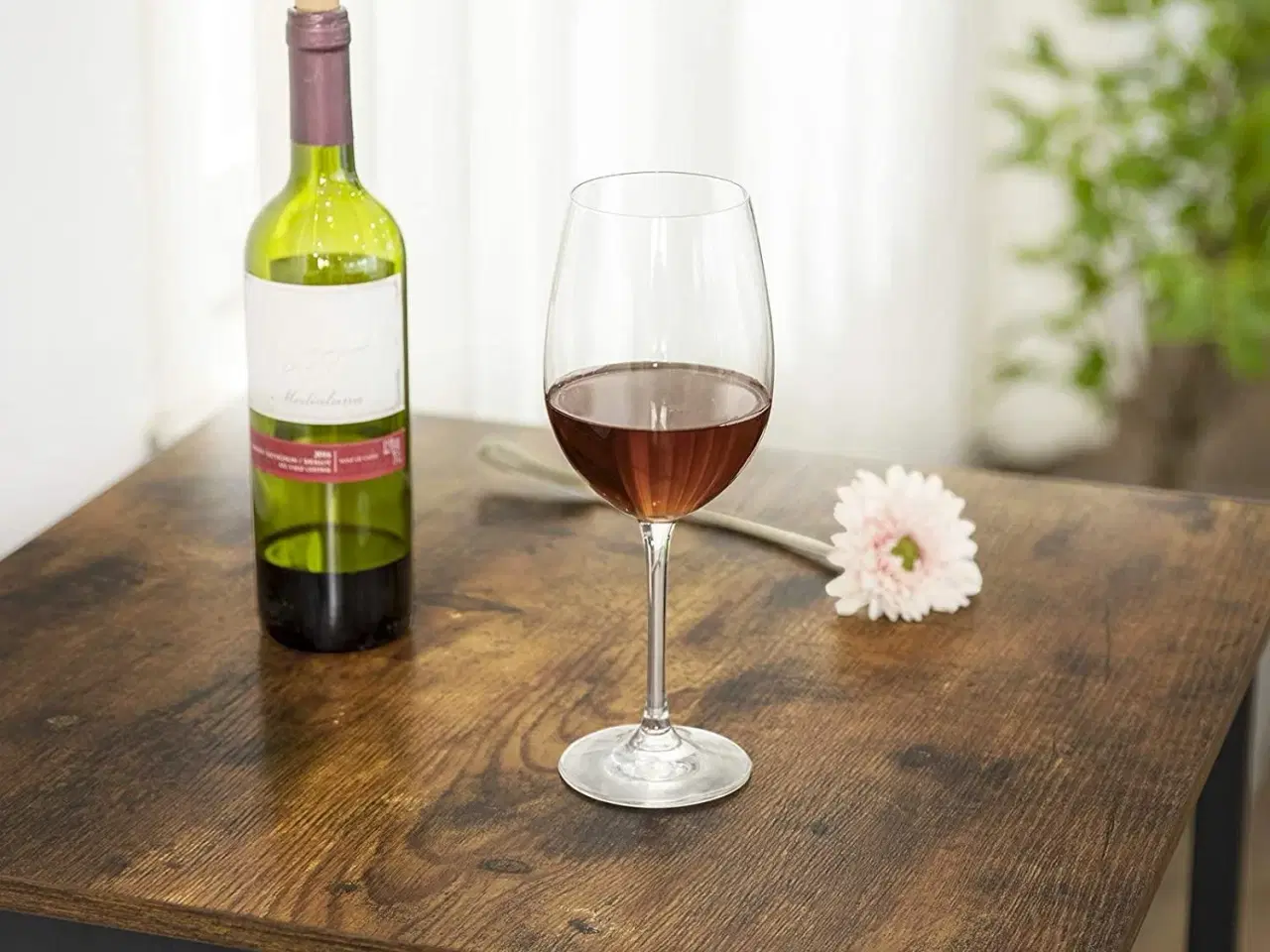 Billede 4 - Barbord firkantet højt bord, 60 × 60 × 90 cm, industriel stil, rustik brun/sort