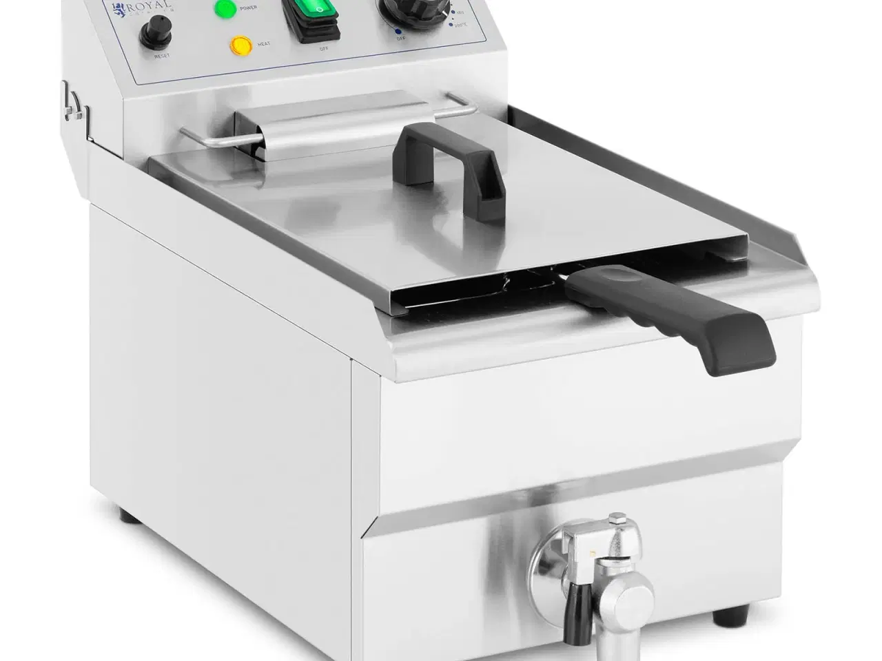 Billede 1 - Frituregryde 9 Liter – med Afløbshane & Kuldezone