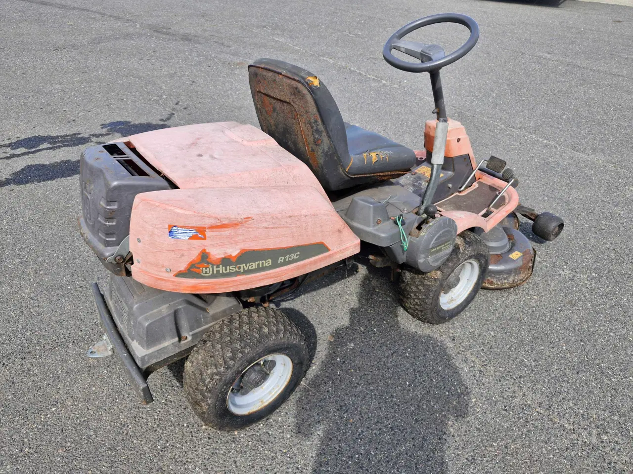 Billede 4 - Husqvarna R13C Rider m. 94cm klippedæk 