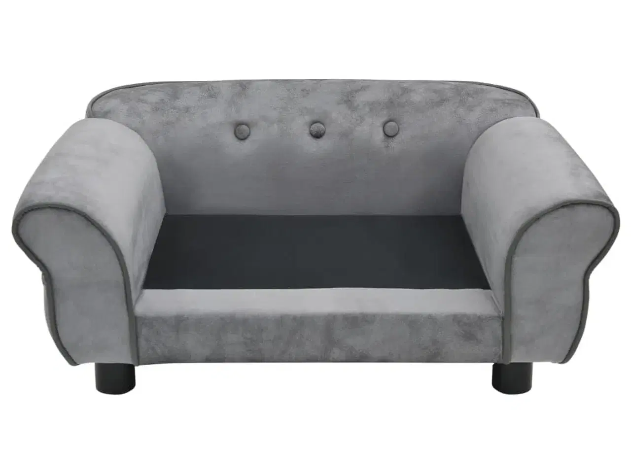 Billede 3 - Hundesofa 72x45x30 cm plys grå