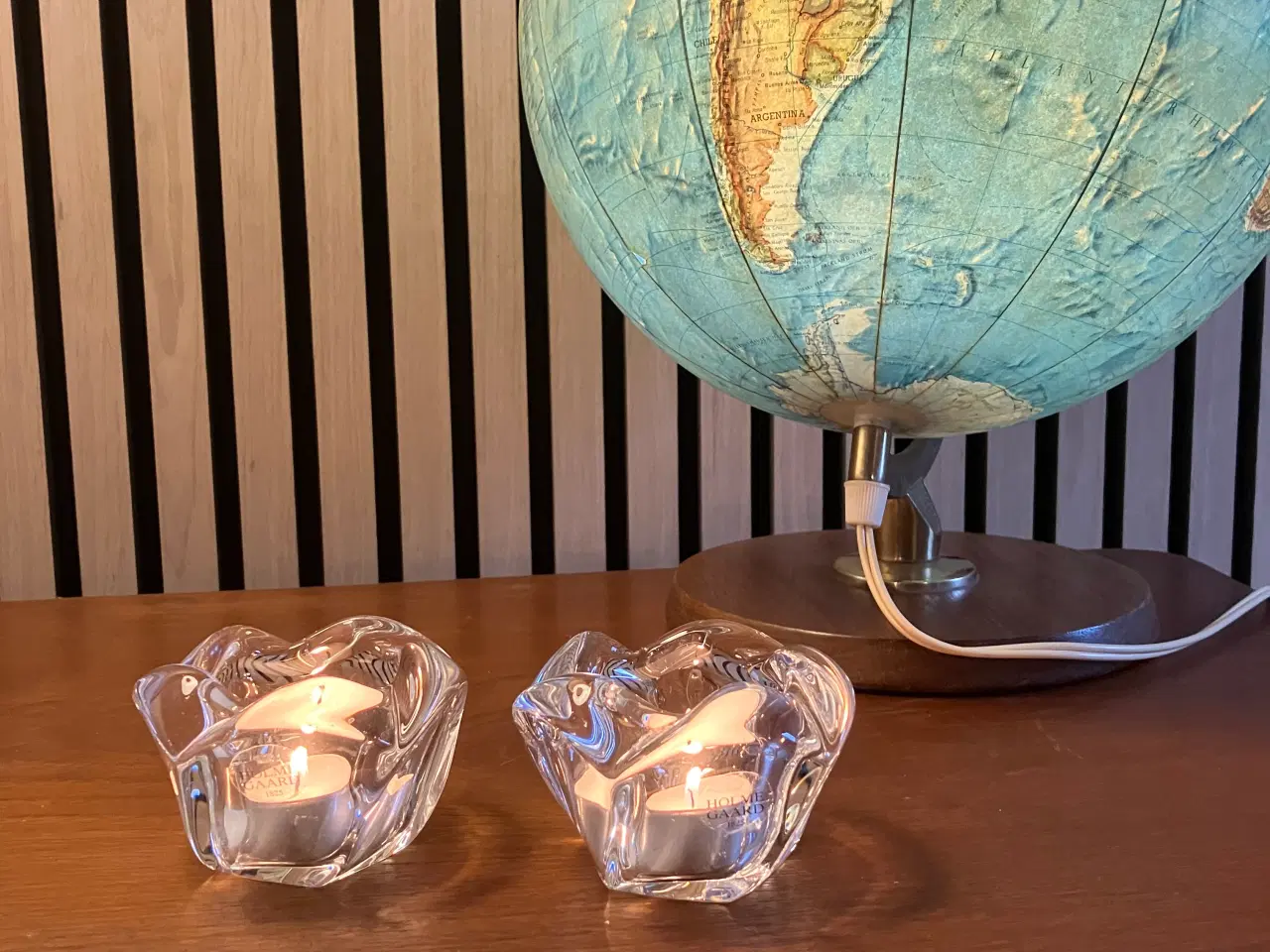 Billede 1 - Holmegaard Galaxi stager 2 stk.