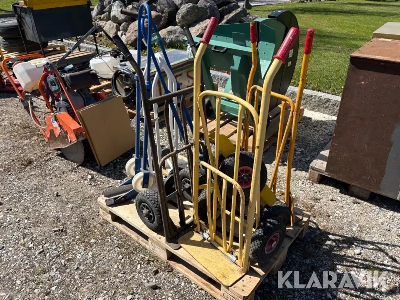 Billede 2 - parti sækkevogne og transportvogne