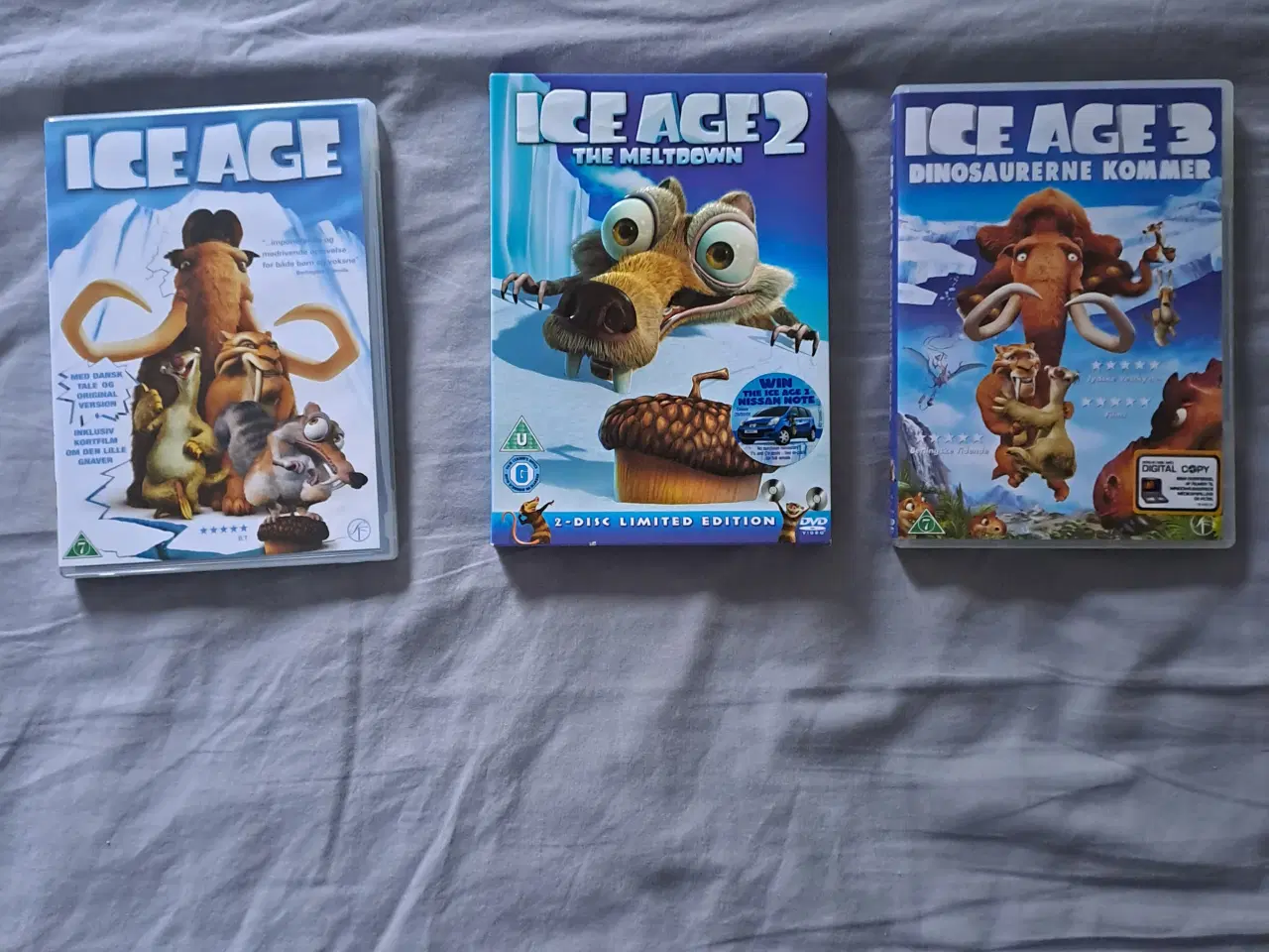 Billede 1 - Ice Age 1, 2 og 3 DVD