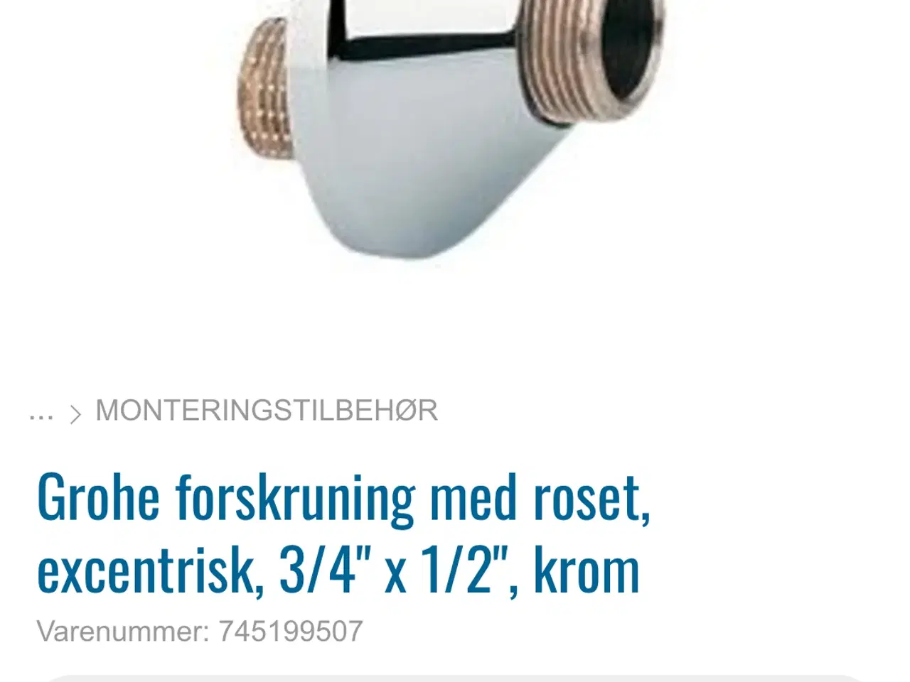 Billede 1 - Grohe forskruning