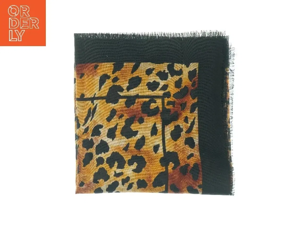 Billede 1 - Tørklæde med leopardprint (str. 115 x 115 cm)