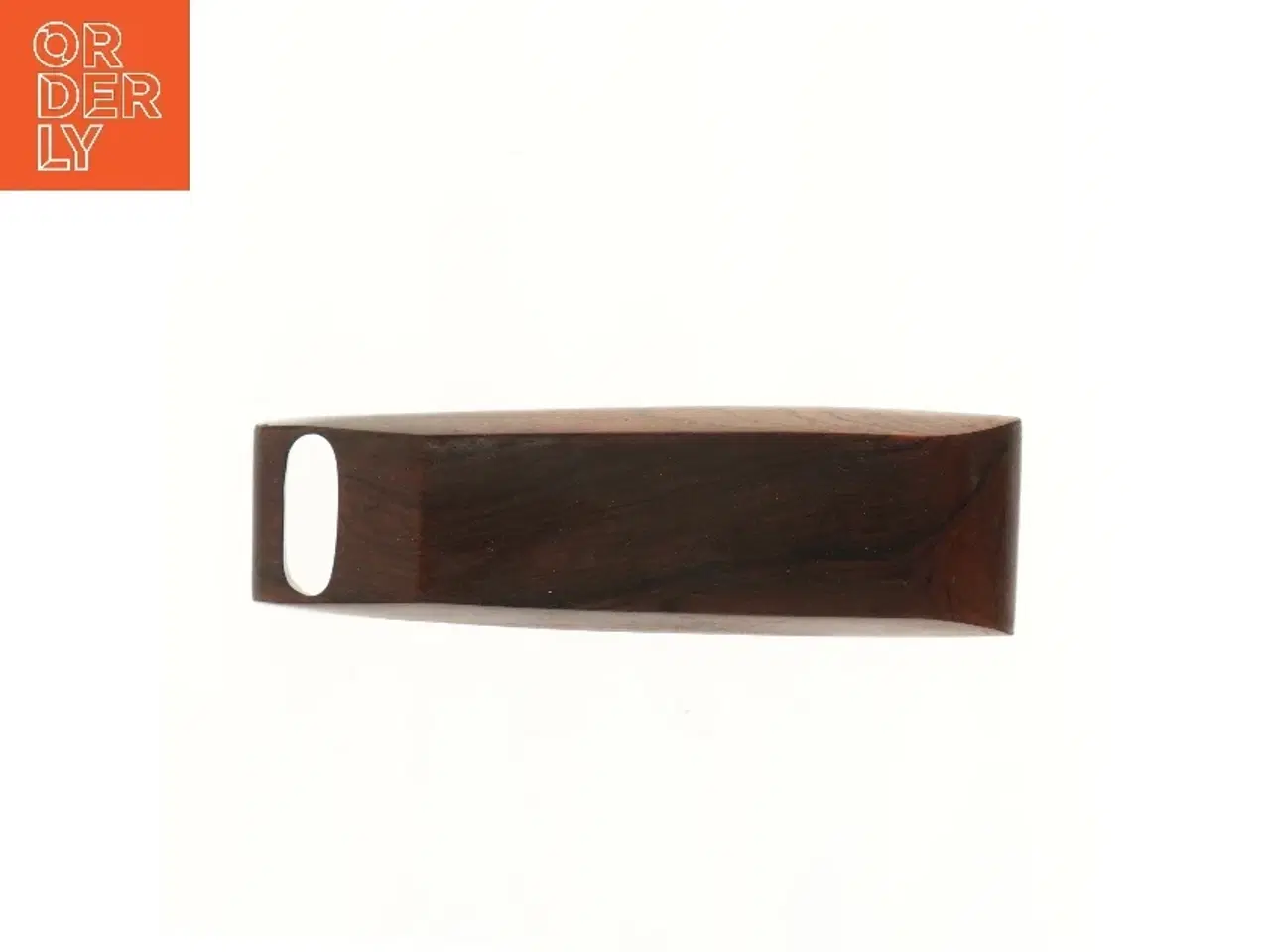 Billede 3 - Palisander Træfad med håndtag (str. 38x11 cm)