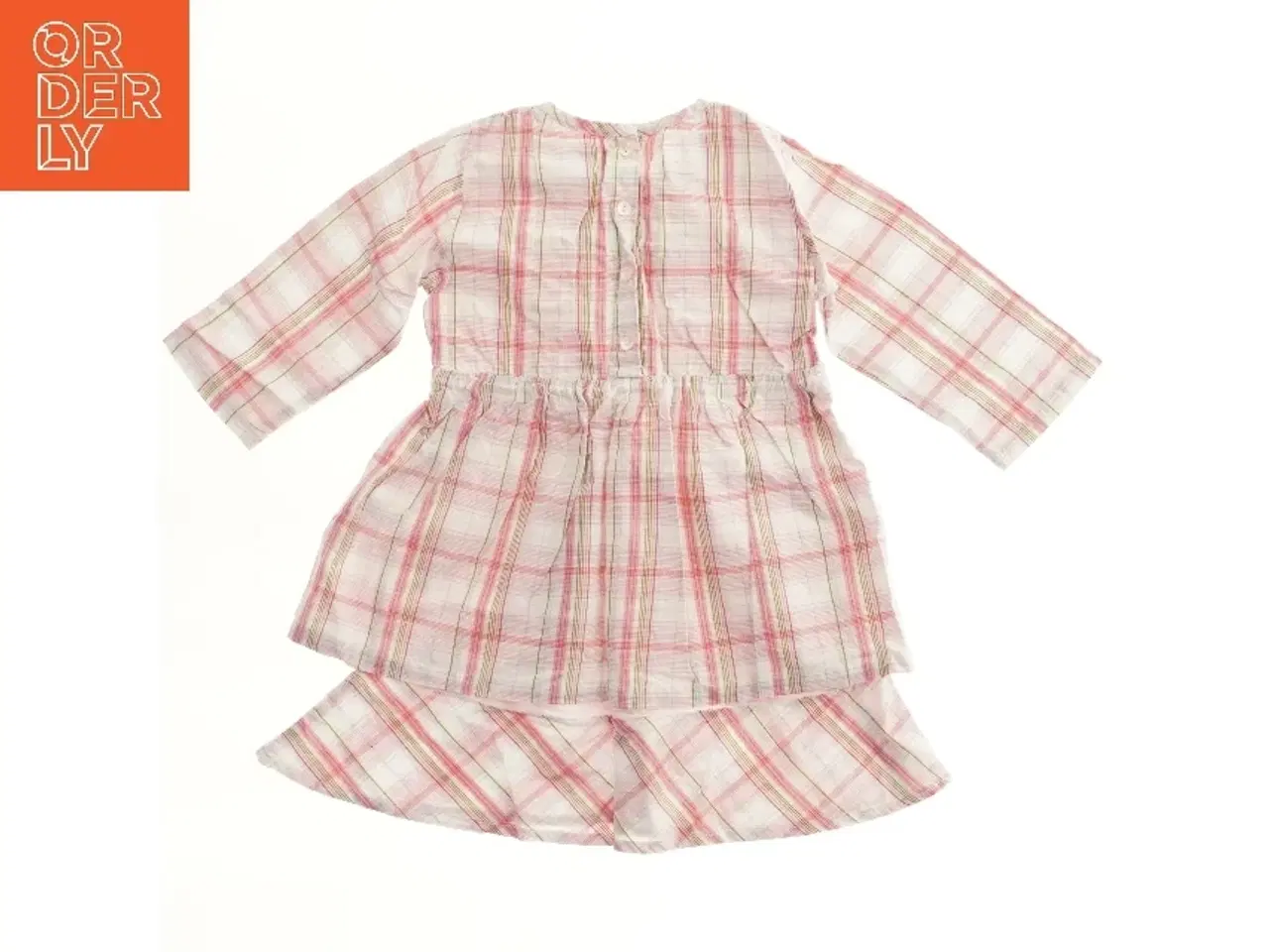 Billede 2 - Børnekjole med tern fra BombiBitt (str. 86)