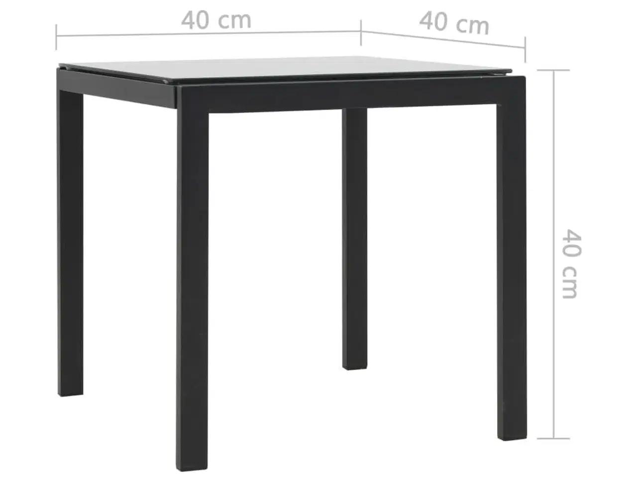 Billede 10 - Liggestole 2 stk. med bord polyrattan og textilene sort