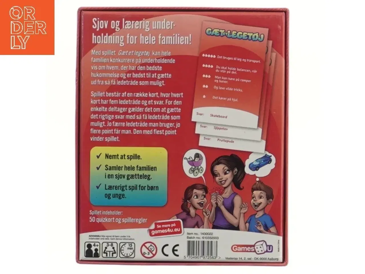 Billede 2 - Brætspil 'Gæt et legetøj' (str. 17x14 cm)