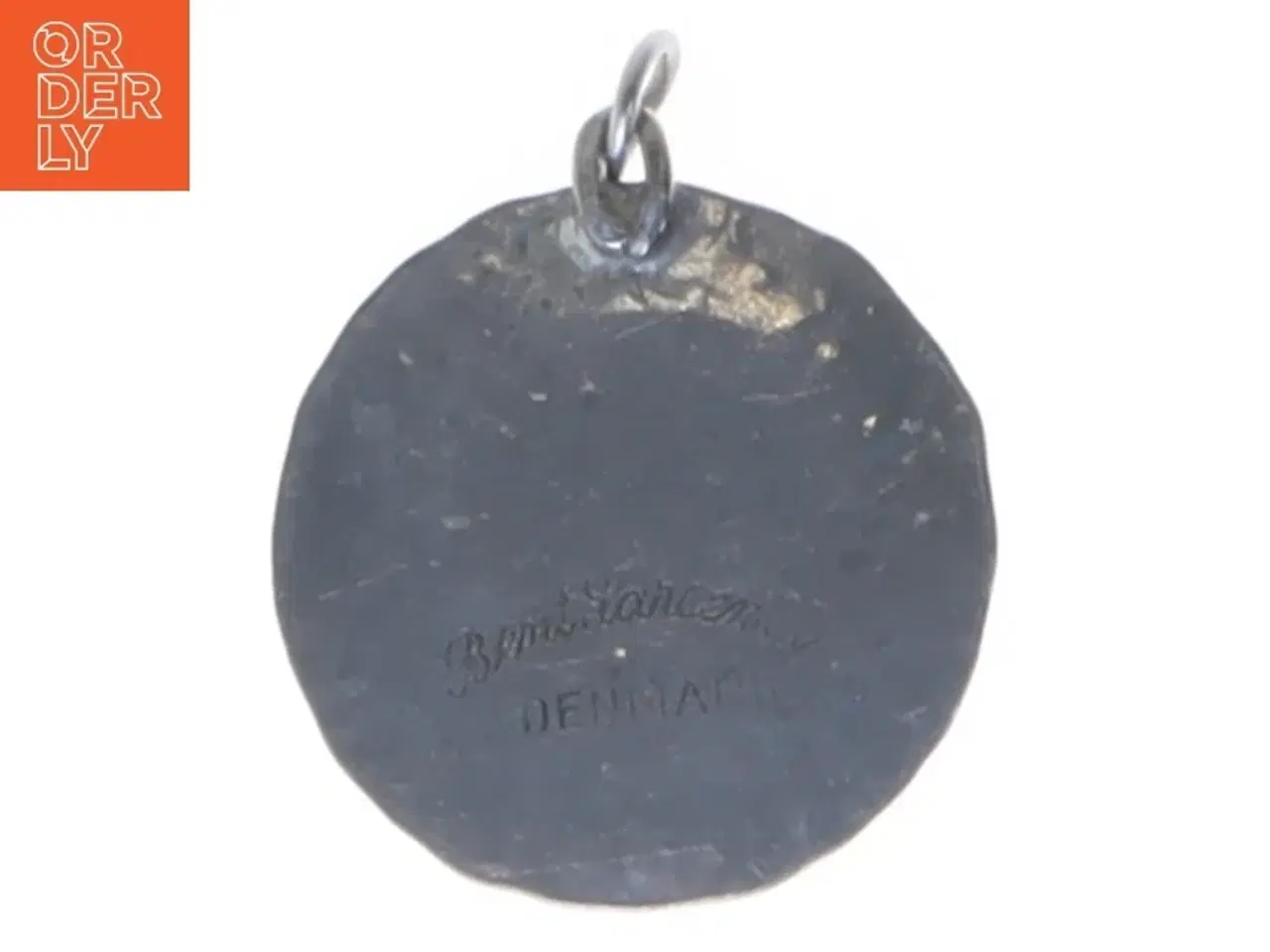 Billede 2 - Vintage vedhæng med lyslilla sten fra Bjørn H. Denmark (str. 3 cm)