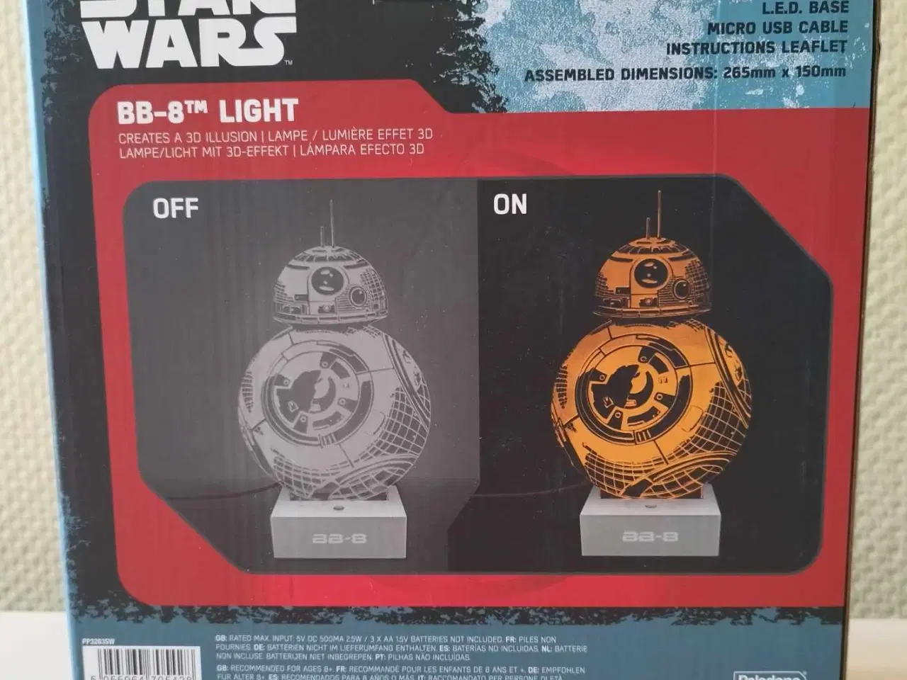 Billede 2 - Starwars BB-8 lampe