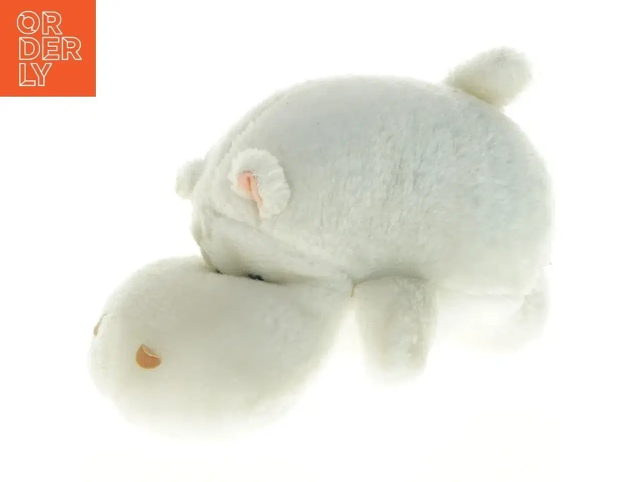Billede 1 - Hvid bamse (str. 20 x 11 cm)