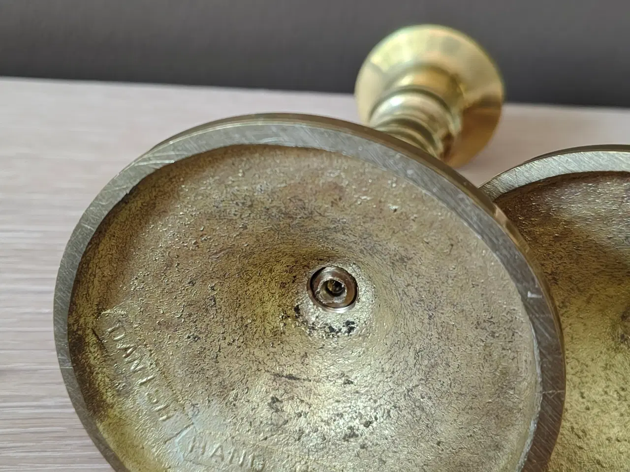 Billede 5 - Flotte messing lysestager