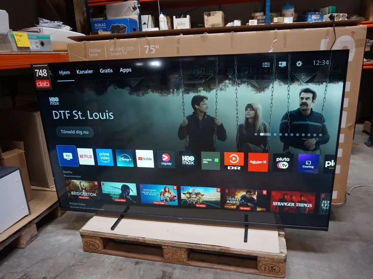 Billede 2 - Philips 75" Fladskærms TV LED 4K 75PUS7000