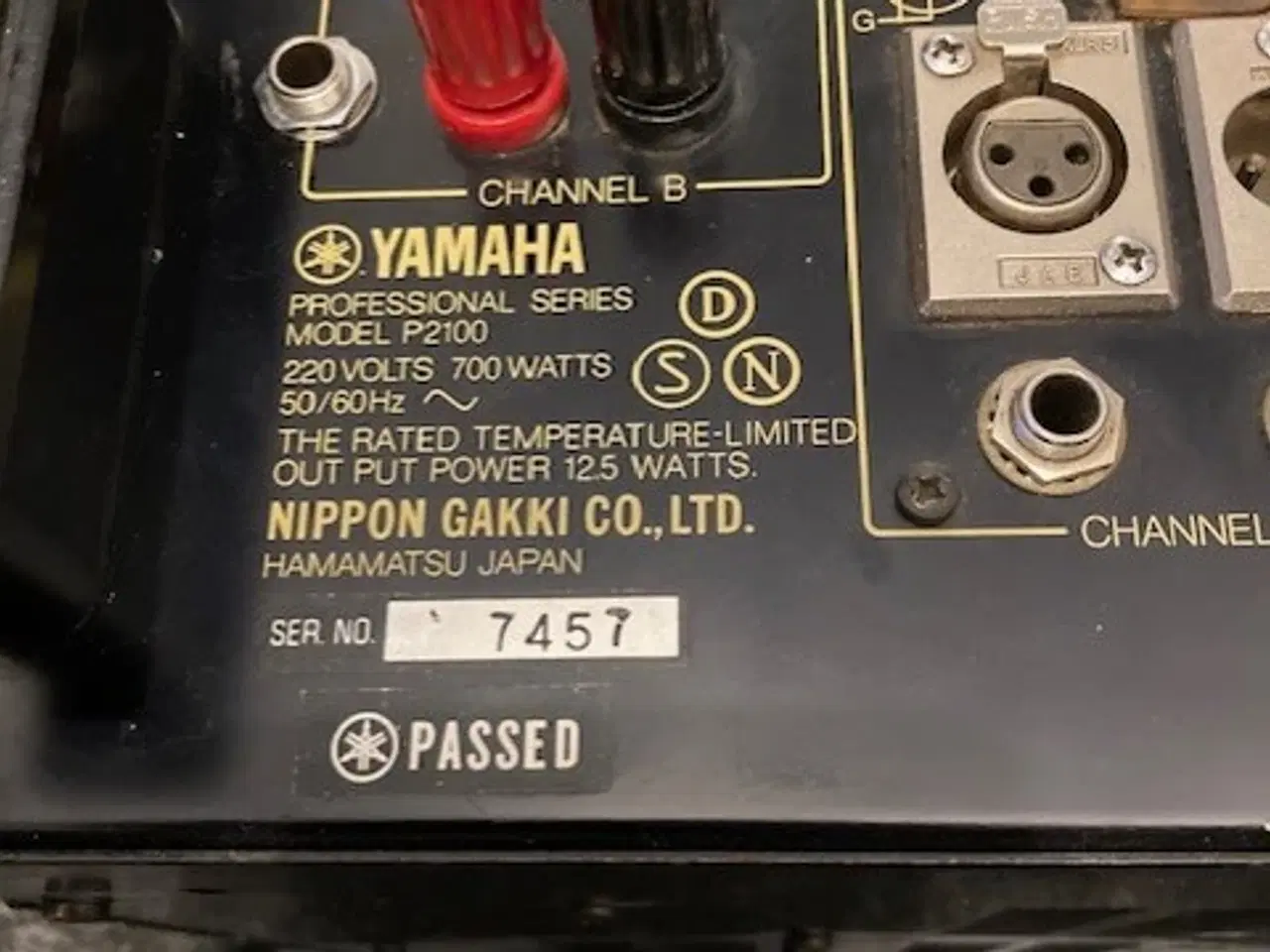 Billede 3 - Effektforstærker - Yamaha - P2100