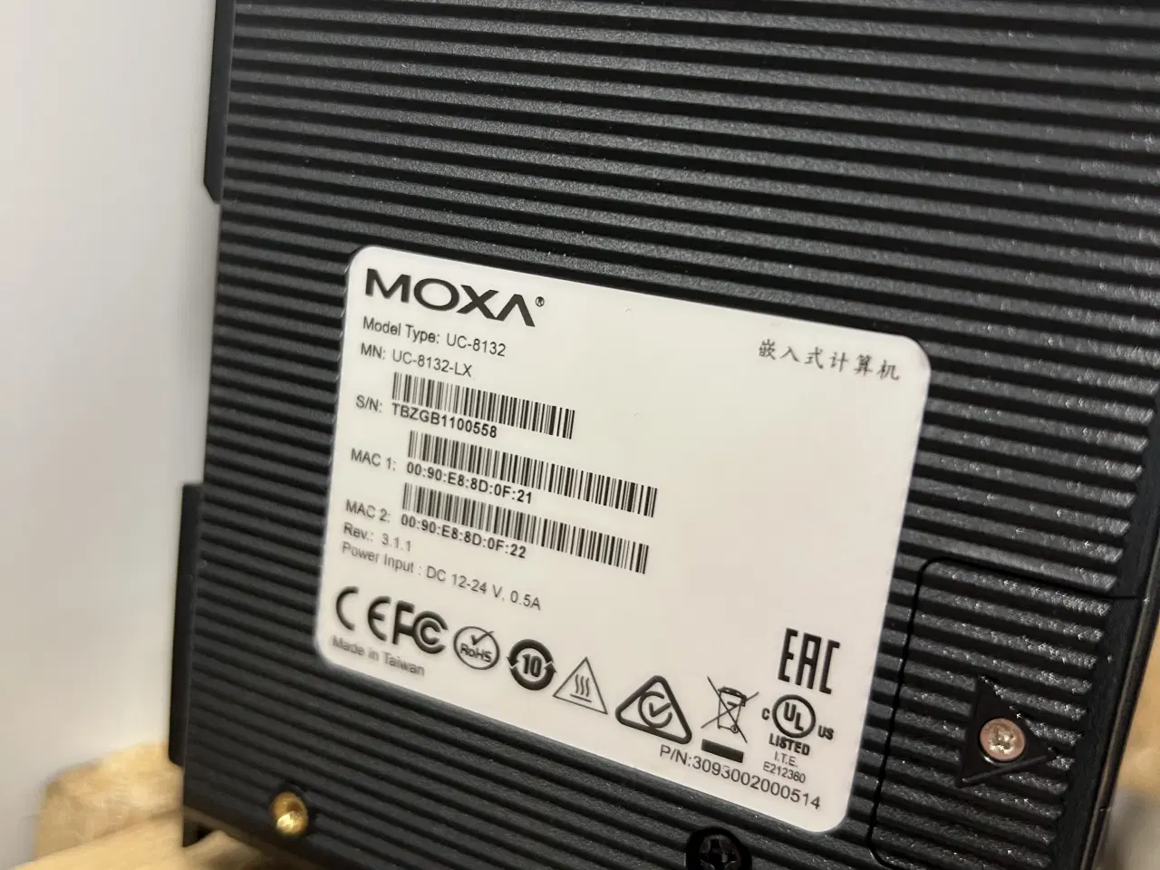 Billede 2 - Moxa UC-8132-LX DIN-skinne computer