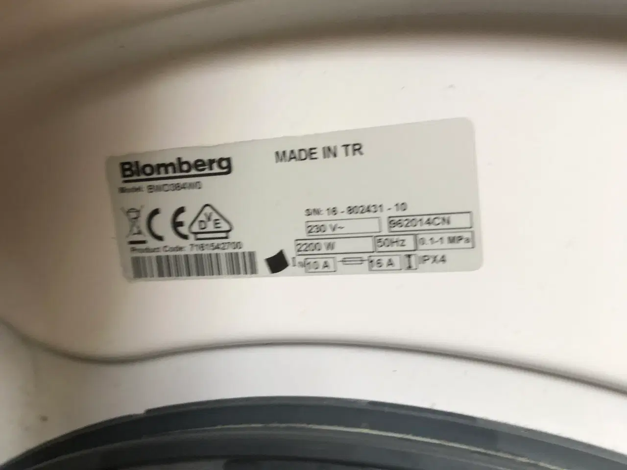 Billede 6 - Blomberg vaske/tørremaskine