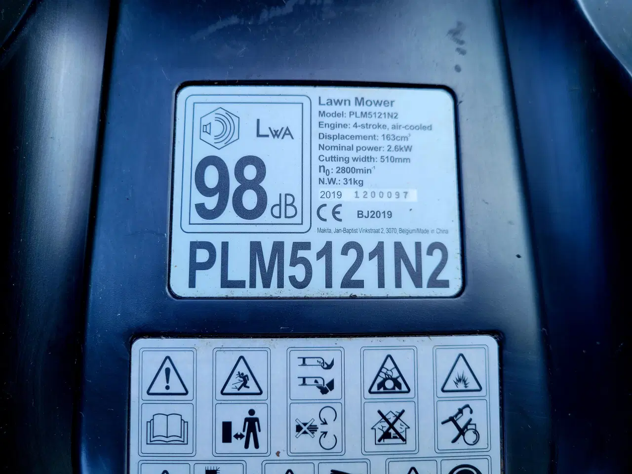 Billede 7 - Makita PLM5121N2 plæneklipper 