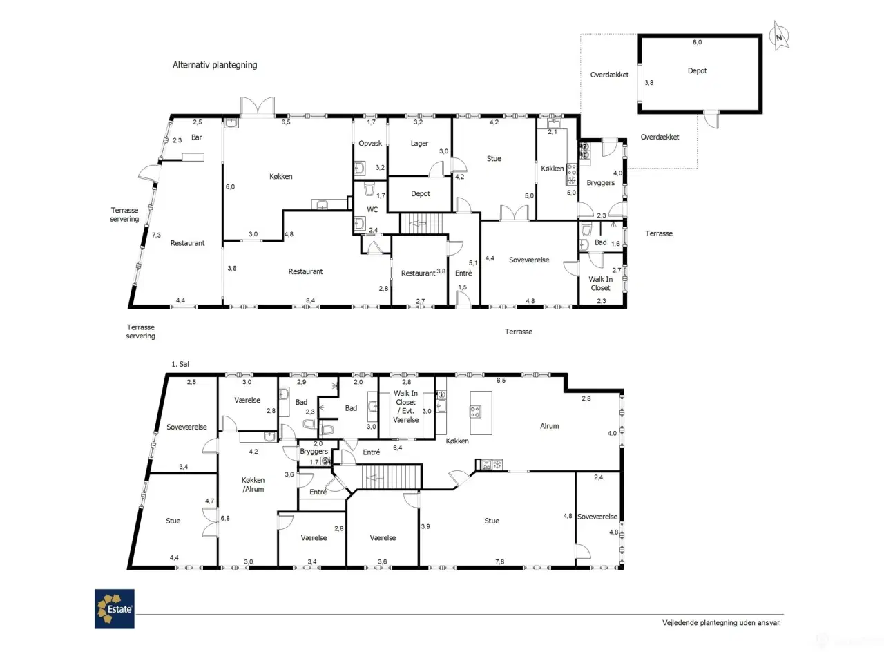 Billede 17 - Bolig og erhverv midt i Nordby – 475 m2. talrige muligheder og havkig