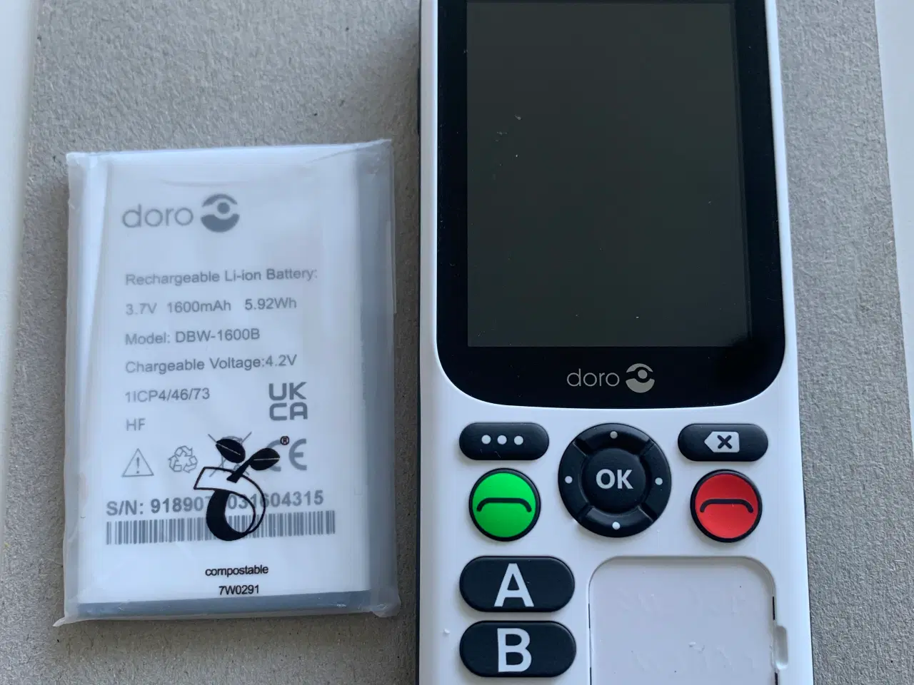 Billede 2 - Doro mobil ældrevenlig  Ny ubrugt 
