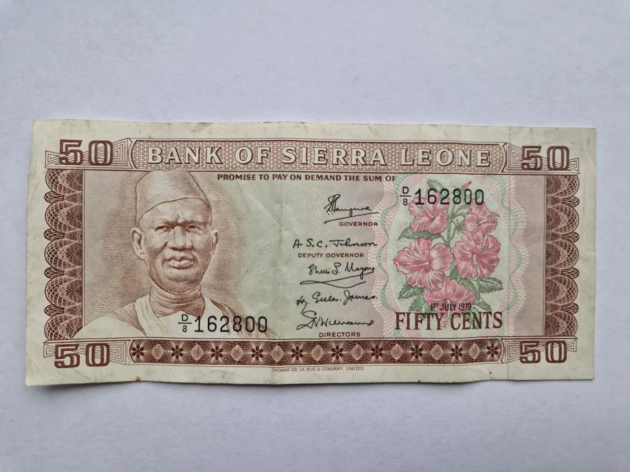 Billede 1 - 50 Cents Sierra Leone 1979