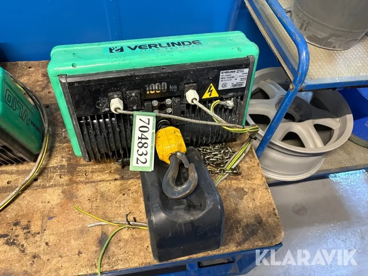 Billede 1 - Kædetalje Verlinde VL101008 B1 elektrisk 1000 kg