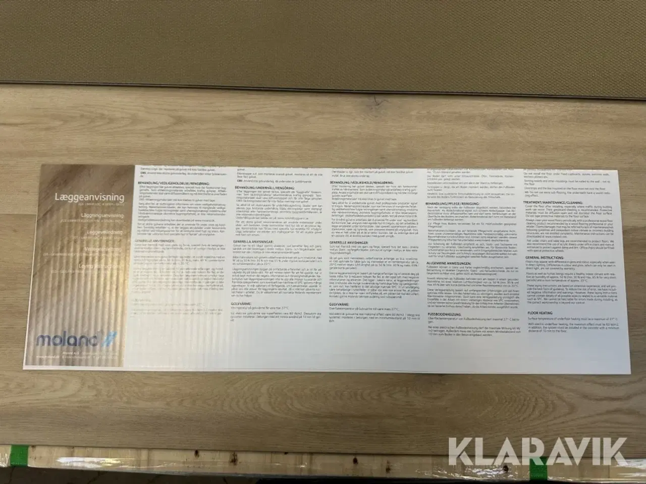 Billede 11 - Gulv Moland Bastion Wideplank Design Eg Beige - 101,22m2