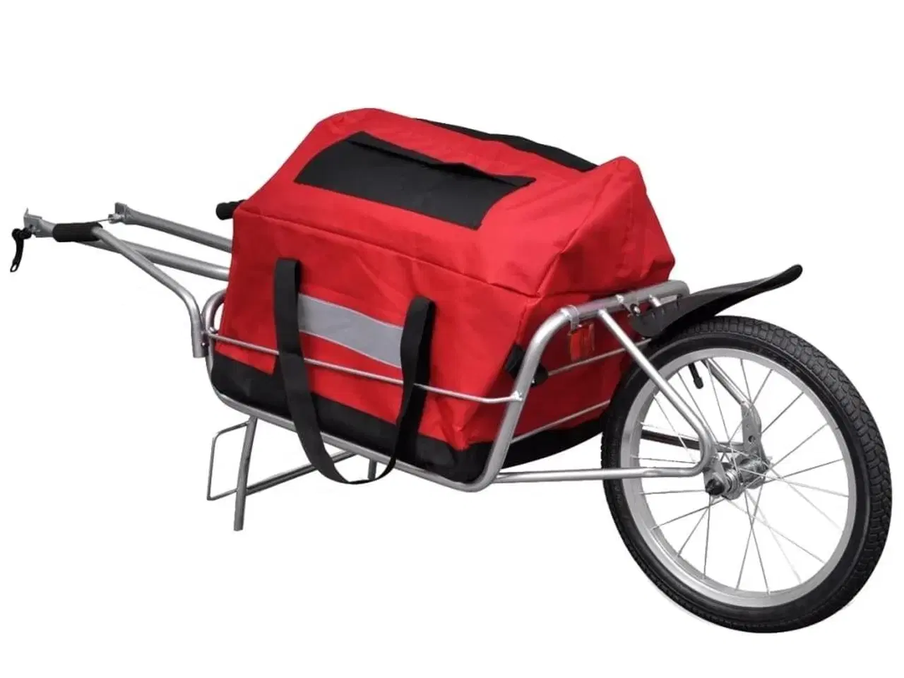 Billede 3 - Ethjulet cykelanhænger med opbevaringstaske