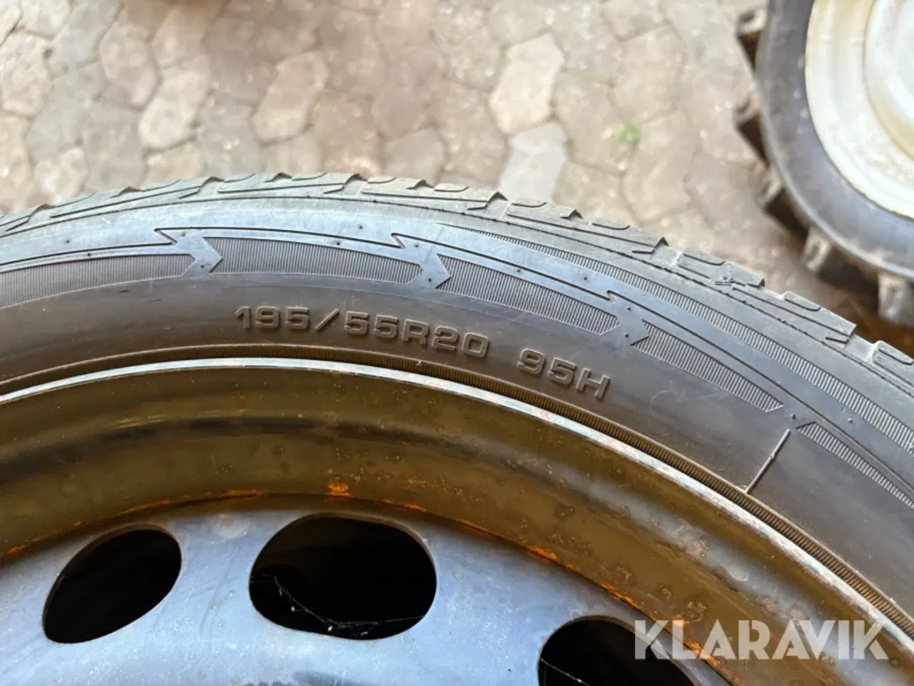 Billede 12 - Dæk på stålfælge Goodyear Ultra grip 4 stk