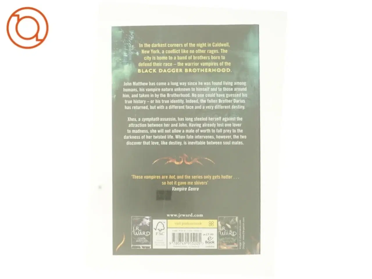 Billede 2 - Lover Mine by J. R. Ward af J. R. Ward (Bog)