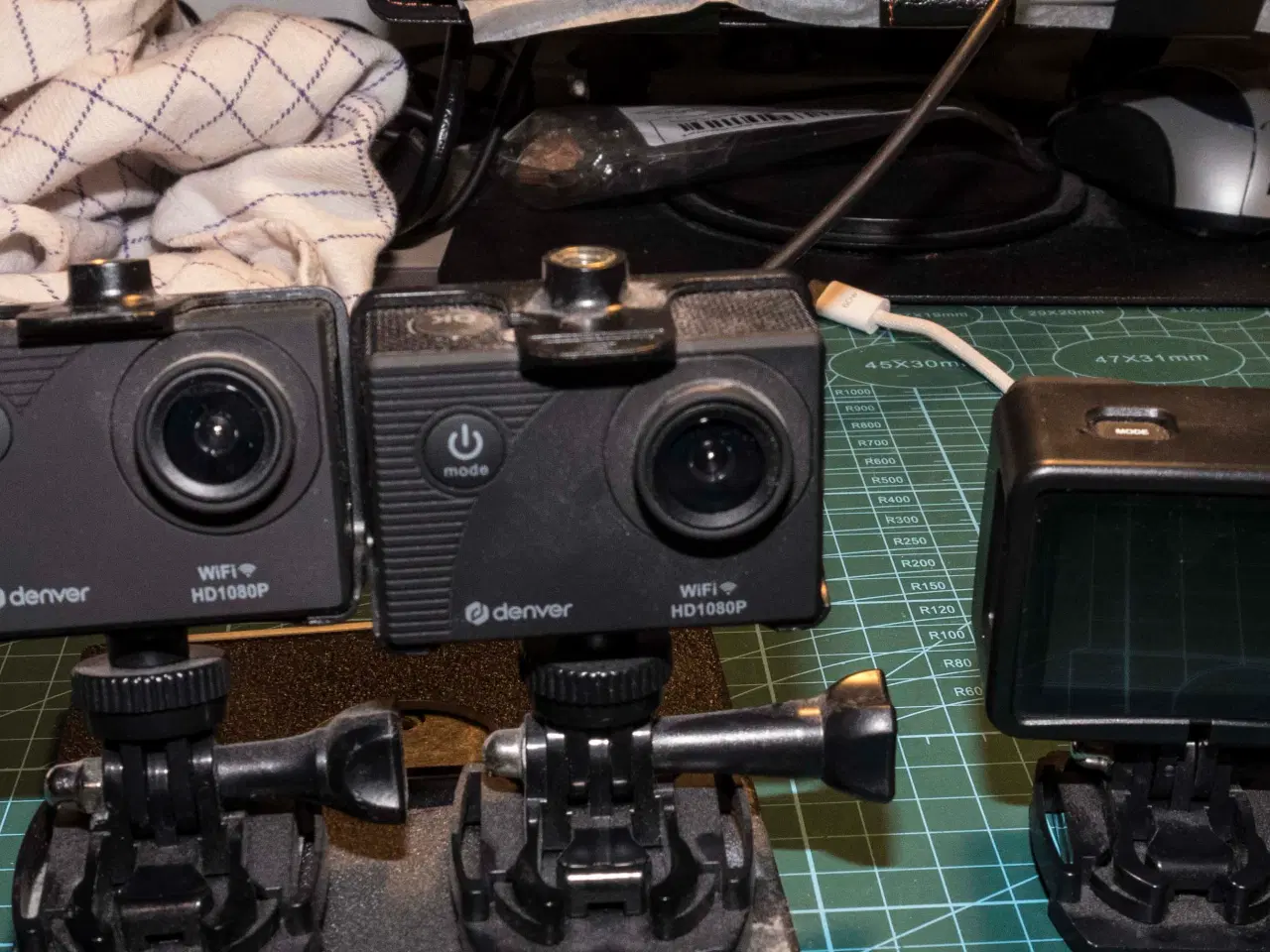 Billede 1 - Denver GO-kamera 4K Ultra HD  og 2 st. Denver.