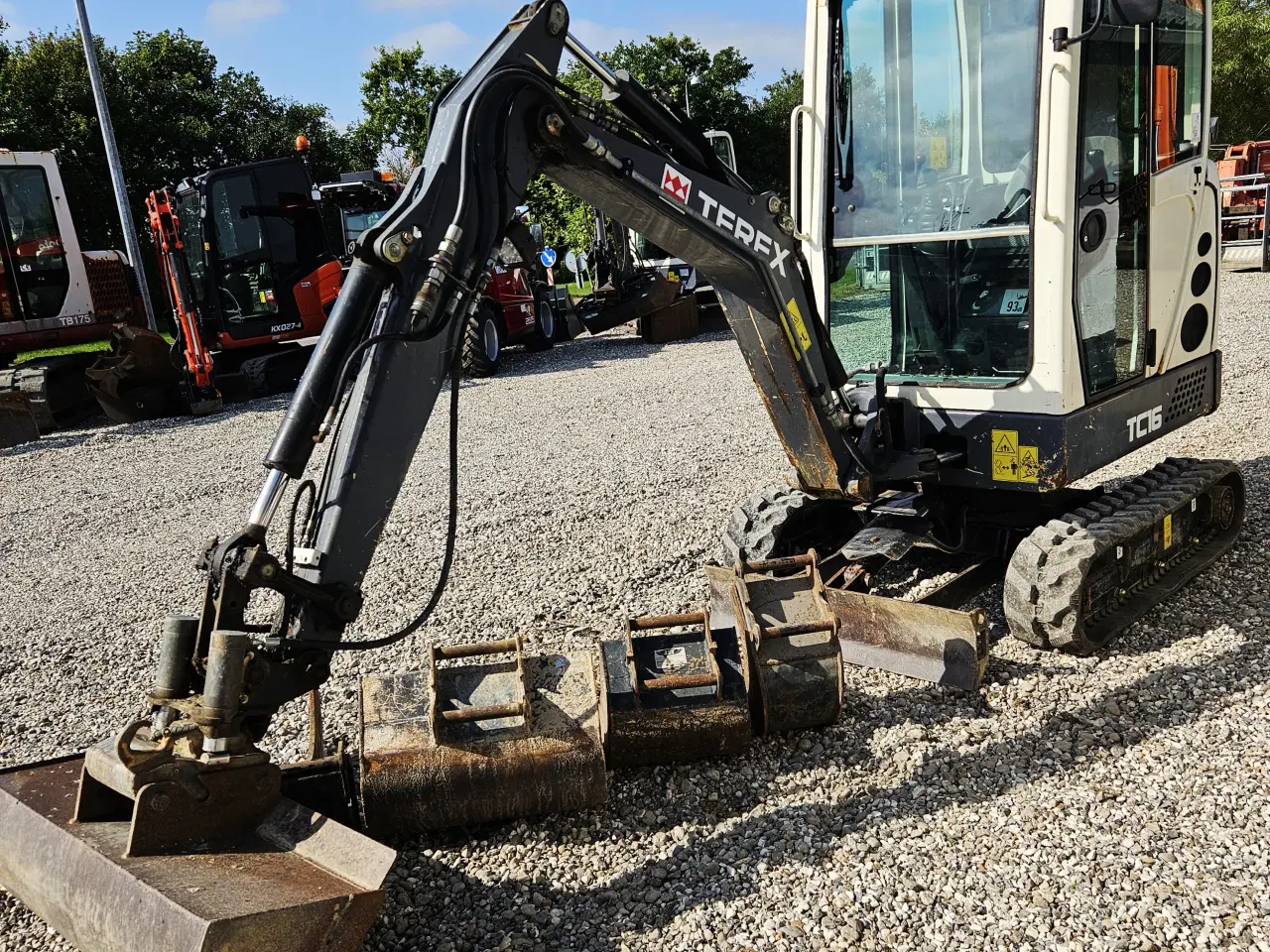 Billede 3 - Terex TC16 / meget tilbehør / ny undervogn