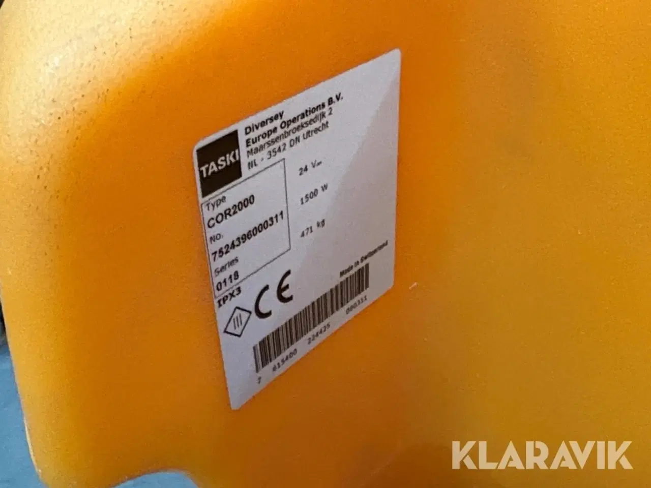 Billede 10 - Gulvaskemaskine Taski COR2000