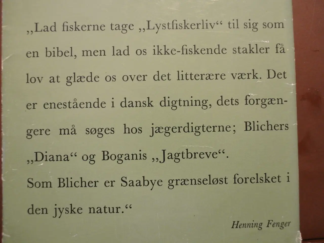 Billede 3 - lystfiskerliv af svend saabye