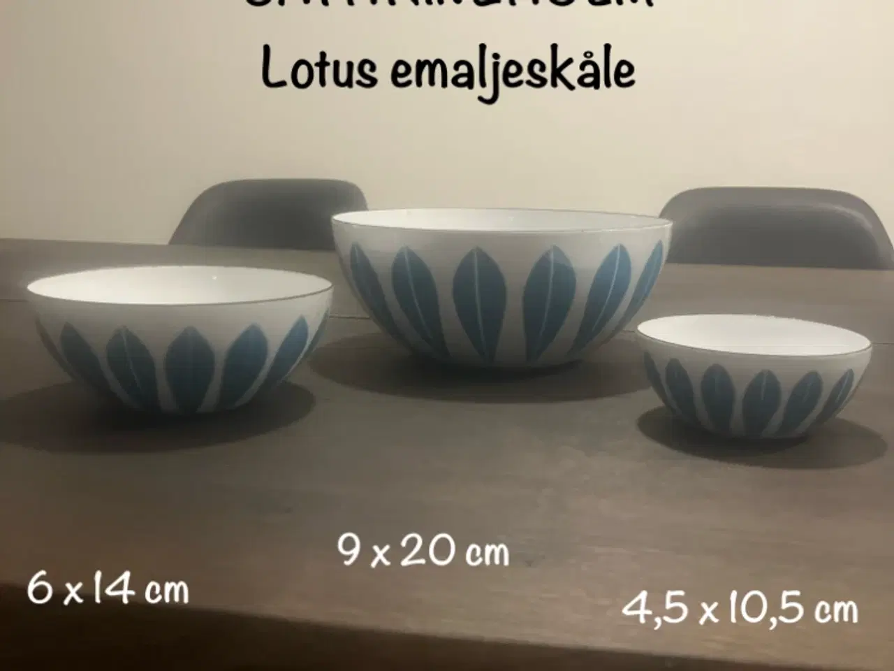Billede 1 - Cathrineholm, Lotus emaljeskåle 