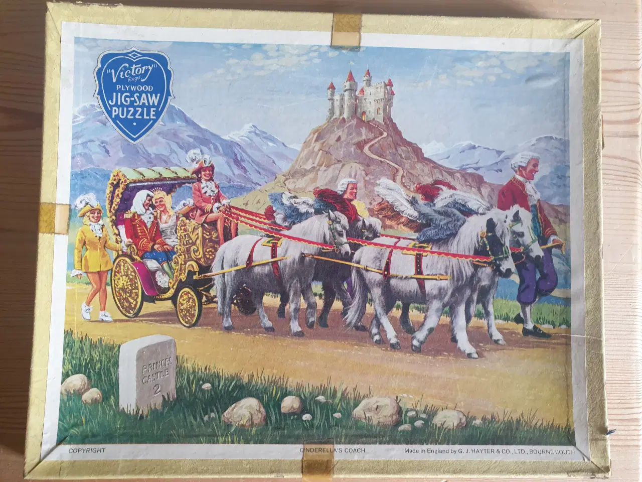Billede 2 - Antikt Cinderella-Puslespil