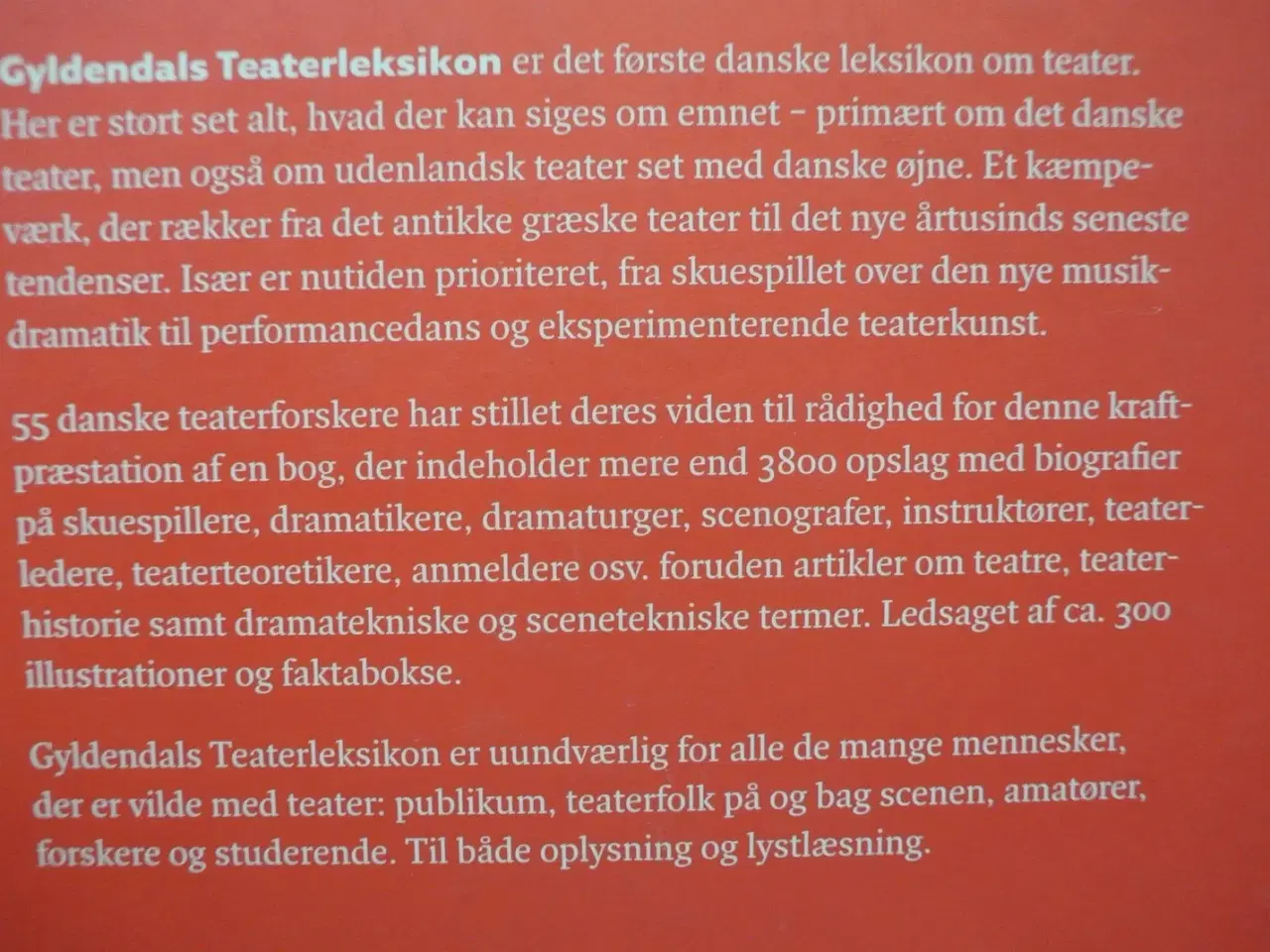 Billede 2 - gyldendals teaterleksikon, red. af alette scaveniu