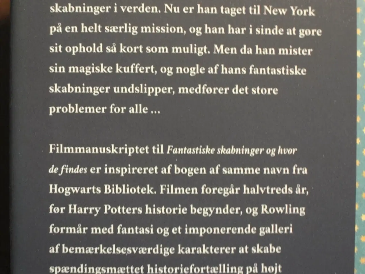Billede 3 - fantastiske skabninger og hvor de findes - filmman