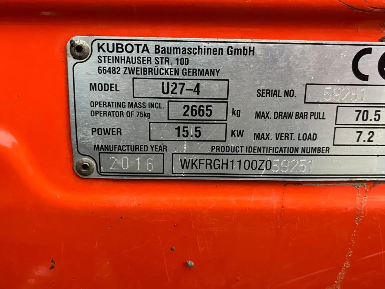 Billede 11 - Kubota u27 Nyere tiltman og 3 skovle