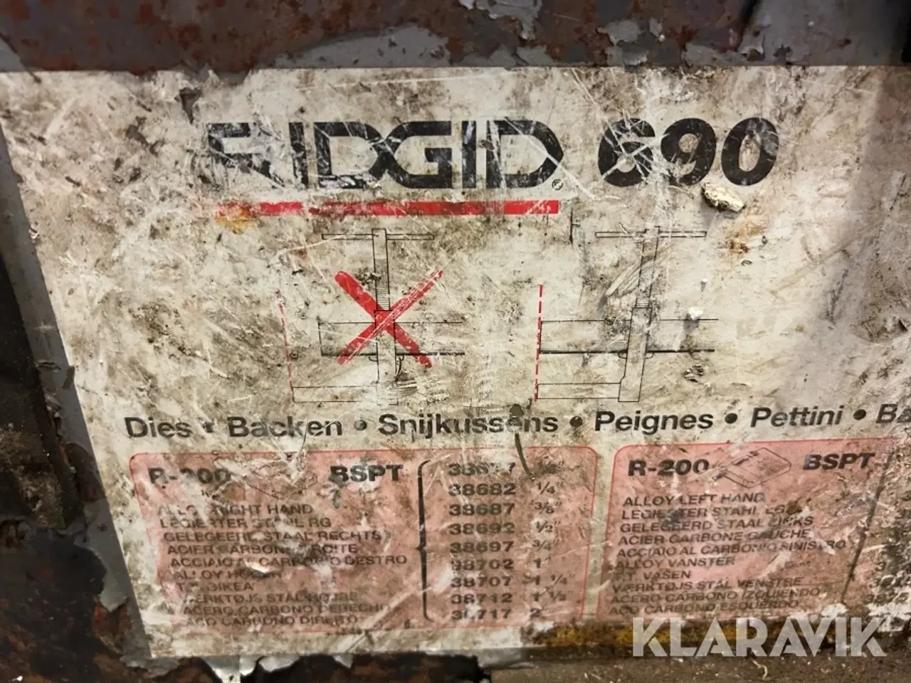 Billede 6 - Rørskører Ridgid 690