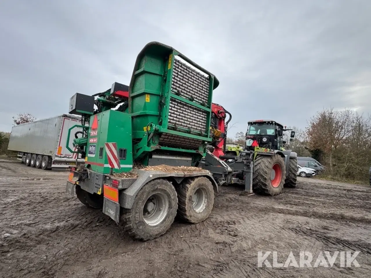 Billede 3 - Traktor Claas Xerion 4000 med flishugger