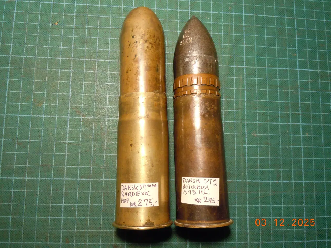 Billede 7 - Granathylstre 20-40mm 2. V.K. M.v.