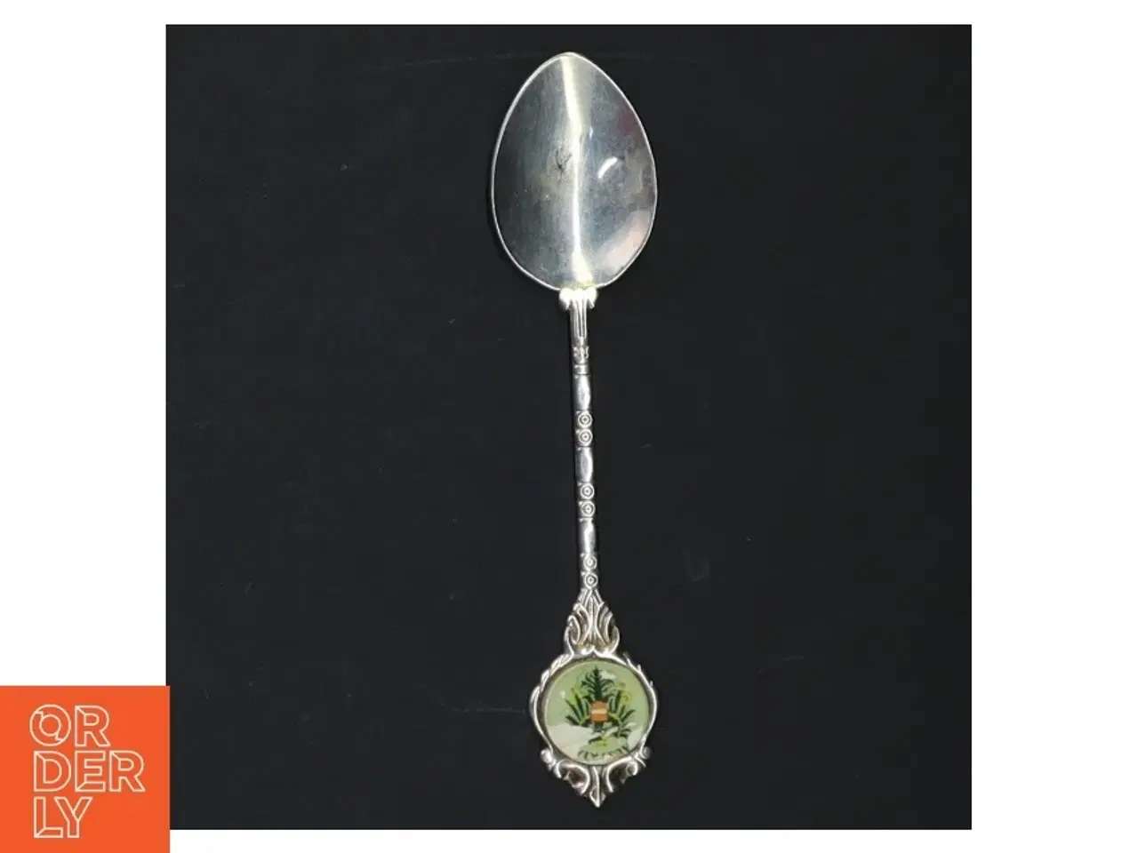 Billede 1 - Sølvfarvet teske fra Silverplate Argente Verselbert (str. Længde. 11,5 cm)