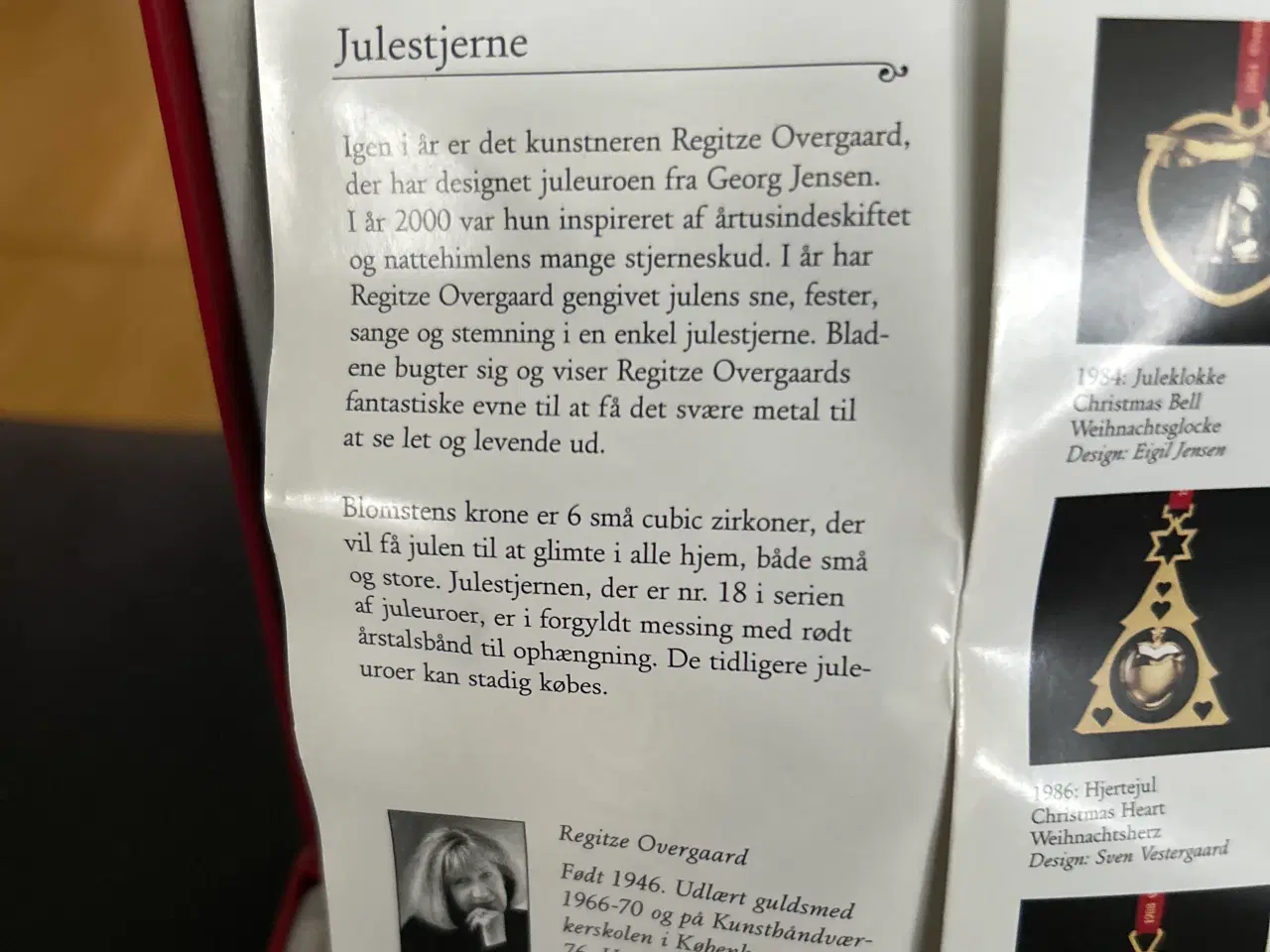 Billede 6 - George Jensen uro 2001 julestjerne 