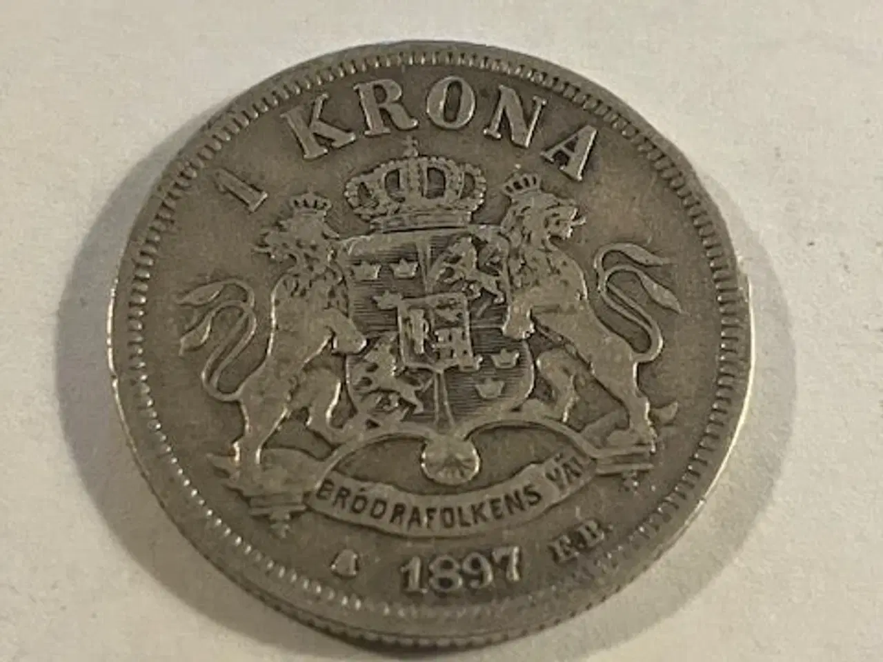 Billede 1 - 1 Krona 1897 Sverige